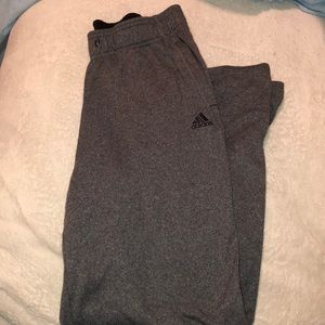 dark grey adidas sweats